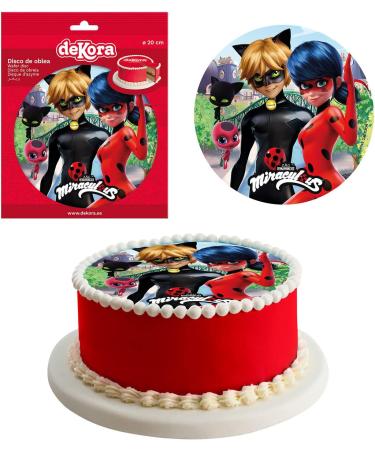 Ladybug 20cm 8 inch Edible Wafer Cake Topper. Licensed Product. DeKora. - Buy Online on GoSupps.com