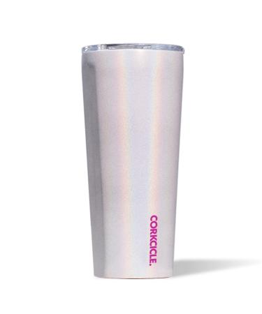 Corkcicle Tumbler Triple Insulated Stainless Steel Travel Mug BPA Free Keeps Beverages Cold for 9 Hours and Hot for 3 Hours 24 oz Sparkle Unicorn Magic 1 Count (Pack of 1) Sparkle Unicorn Magic 24.0 ounces