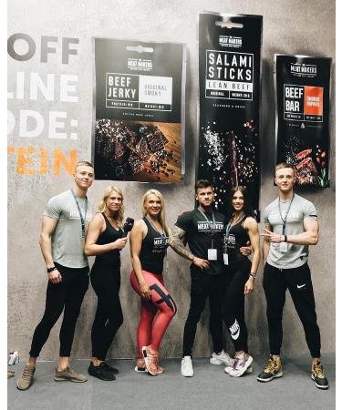 THE MEAT MAKERS Original Beef Jerky Sport (9x40g) Dried meat snack for humans. High protein content. - Buy Online on GoSupps.com