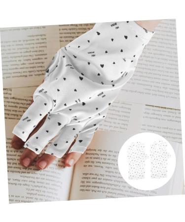 POPETPOP 2 Pairs Nail Gloves Uv Gloves Manicure Gloves Nail Gel Manicure Dryer Gloves Gel Nail Lamp Gloves Manicure Accessories Nail Art Tools Anti-black Light Miss Polyester 24x13cm - Buy Online on GoSupps.com
