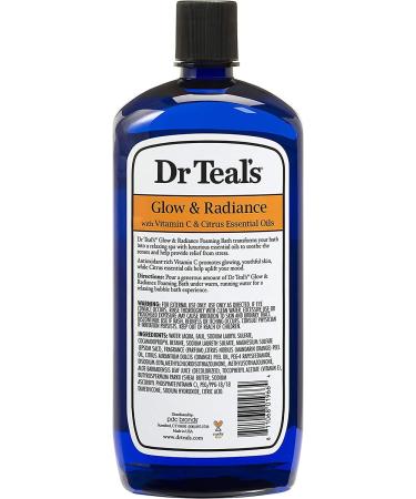 Dr Teal's Foaming Bath Variety Gift Set - 2 Pack 34oz - Soften, Nourish, Glow & Radiance - Milk & Honey, Vitamin C & Citrus - Epsom Salt, Essential Oils - Relieve Aches, Stress - Buy Online on GoSupps.com