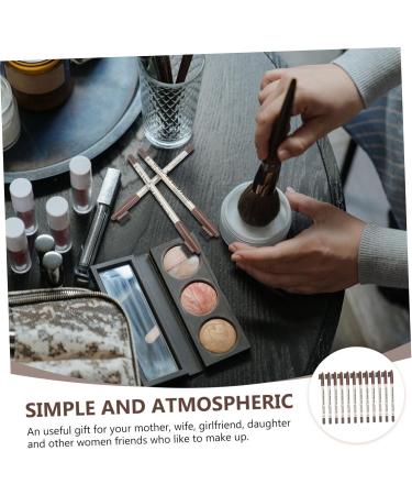 Healeved 12pcs Plastic Eyebrow Pencils Wood Coffee Cosmetic Pencils Powder Makeup Tool 1 count (Pack of 1) Coffee - Buy Online on GoSupps.com