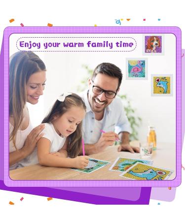 Kids Animal Diamond Painting Kit - 8 Pieces | Easy DIY Crystal Art for Home Decor (Classic Style) - Buy Online on GoSupps.com