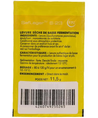 Buy Fermentis Beer Yeast US-05 W 34/70 S-33 & S-23 | Top & Bottom Fermenting Yeasts for Brewing - Buy Online on GoSupps.com