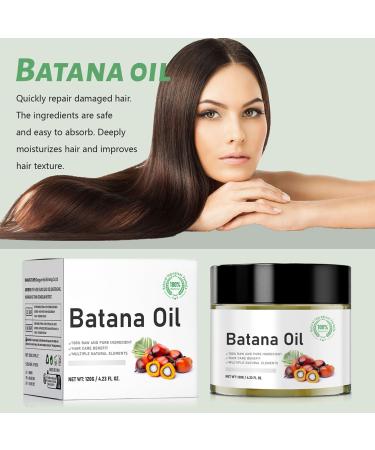 Raw Batana Oil for Hair Growth 100% Organic Batana Oil From Honduras Natural & Pure Hair Oil Repairs Damaged Hair Prevents Hair Loss and Enhances Hair Thicknes 4.23 OZ - Buy Online on GoSupps.com