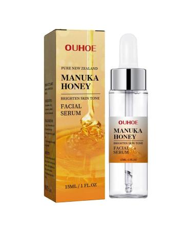 LINGJIONG Facial Essence for Women | Manuka Facial Age Repair - 15ml Age Spot Remover Hydrating Essence Pore Minimizing Serum for Women