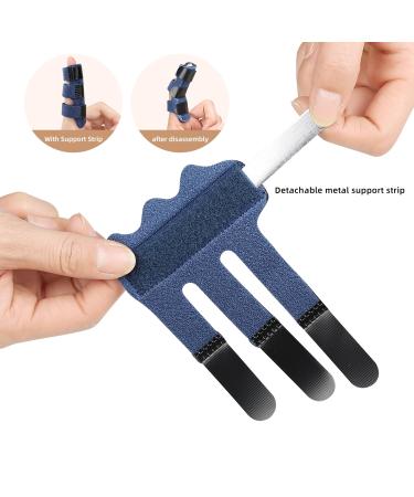 Finger Splint 4 Pcs Adjustable Trigger Finger Support Brace for Men and Women All Fingers (Pink) - Buy Online on GoSupps.com