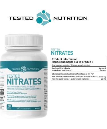 Tested Nutrition Tested Combo Pack | Tested Nitrates 240 Capsules Tested Beta-Alanine 180 Capsules Tested L-Citrulline 240 Capsules (Tested Combo Pack) - Buy Online on GoSupps.com