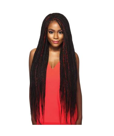 Outre X-Pression Kanekalon 3X Pre Stretched Braid 42 (5-Pack, Color 1B) - Buy Online on GoSupps.com