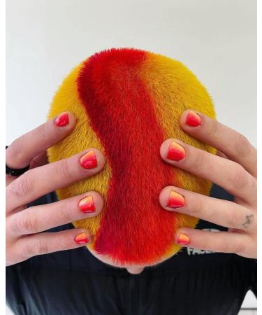 Crazy Color Vibrant Coral Red Semi-Permanent Duo Hair Dye. Highly Pigmented Copper Conditioning & Oil Nourishing Vegan Formula | No Bleach or Ammonia | 200ml - Buy Online on GoSupps.com