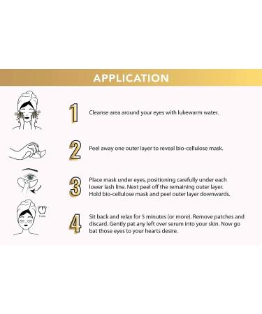 Fast Beauty Co. Eye Candy Smoothing Biocellulose Eye Patches - 5 Pairs with Argan & Hibiscus - Buy Online on GoSupps.com