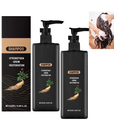 homomdy Mane Activating Shampoo Anti-Hair Loss Shampoo for Men and Women Natural Essence Darkens & Nourishes Repairs Smooths & Strengthens Hair Grows & Thickens (2 Pcs