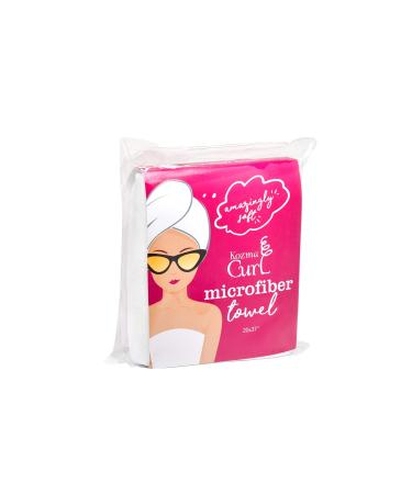 Kozma Curl Microfiber Towel  20x37''  Absorbant Towel  Hair Wrap  Hair Turban  Curly Hair Towel  Anti Frizz Towel  Microfiber Hair Towel