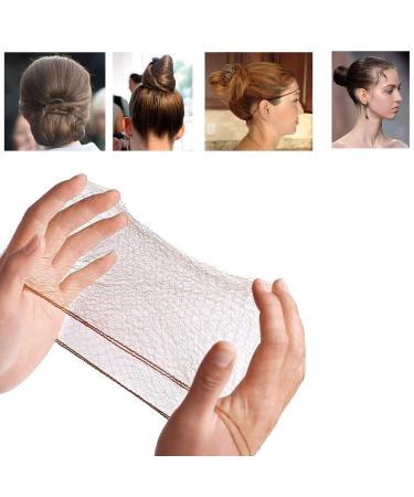 Gold Hair Network Bun - 30PC Invisible Hair Grids for Film Dance Flight Attendants & More - Buy Online on GoSupps.com