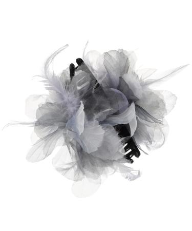 DOITOOL Pearl Organza Flower Hair Clip Hair Pin Hair Clips Hair Accessories Hair Barrettes Tiara Small Hairpin Hair Decorations for Women Cute Metal Miss Big Hairpin