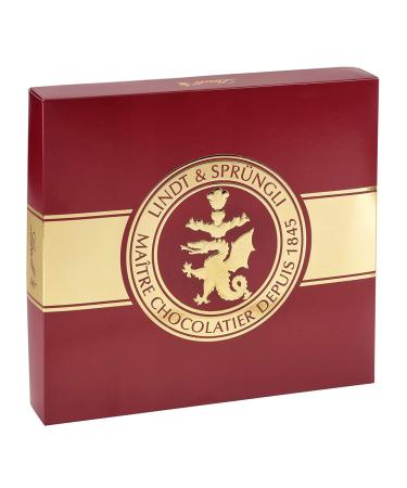 Lindt chocolate Lindor Deluxe Box |1350 G |Approx. 108 balls with a delicately melting filling varieties: milk dark 70% fine herb hazelnut white pistachie |Praline gift |Large pack Lindor Deluxe Box Single - Buy Online on GoSupps.com