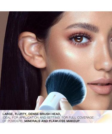 Large Blusher Brush for Powder Foundation & Bronzer - Bright 02 Silver - Buy Online on GoSupps.com