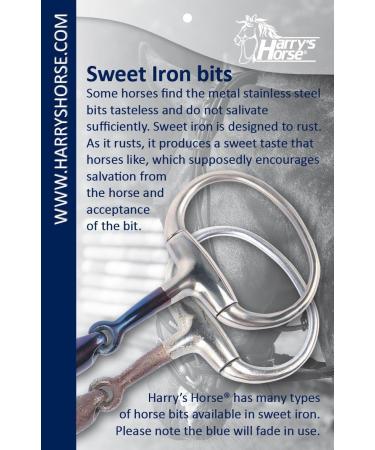 Harry's Horse Loose Ring Anatomical Double Jointed Sweet Iron Bit - 12.5 14mm | International Shipping Available - Buy Online on GoSupps.com