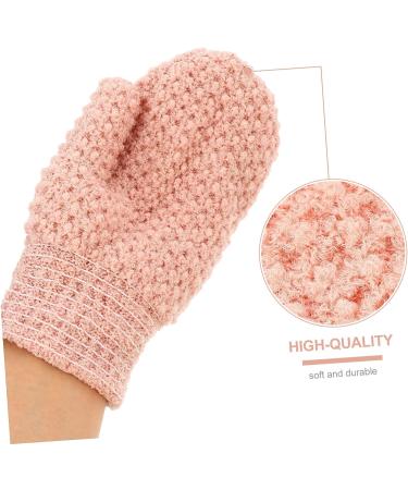 4pcs Double Sided Bath Gloves & Loofah Sponge Set for Exfoliating - Hemoton - Buy Online on GoSupps.com
