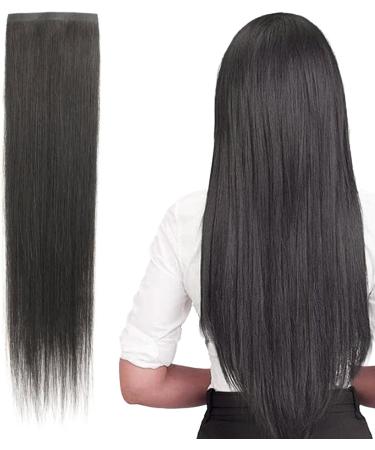 Human Hair Black Hair Extensions Clip In 15.8'' Real Human Hair Extensions Tape Invisible Straight Hair Pieces for Long Hair Women Tape In Hair Extensions - Buy Online on GoSupps.com