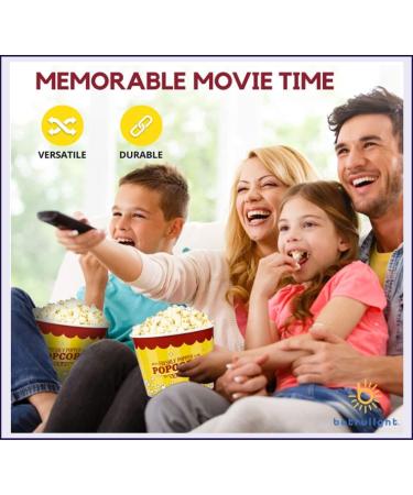 BETRULIGHT 85 Oz Kraft Popcorn Buckets Large (50 Pack) Grease proof Popcorn Boxes Dated Style Popcorn Bowls Disposable Reusable Circus Fundraisers Carnivals & Concession Stands (50) - Buy Online on GoSupps.com