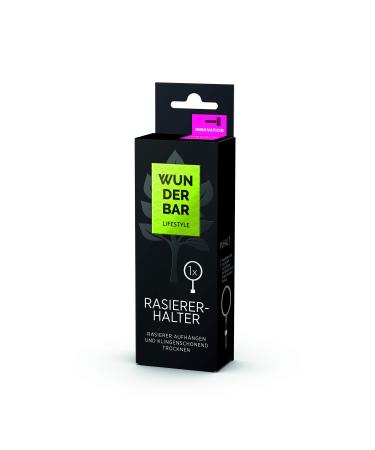 Razor holder 1 for all wet razors for bath and shower at home and on the go