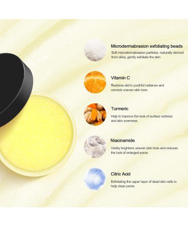 NEUTRIHERBS Turmeric Face Scrub | Exfoliating Vitamin C Scrub Cream for Smooth & Bright Skin - 1.76oz - Buy Online on GoSupps.com