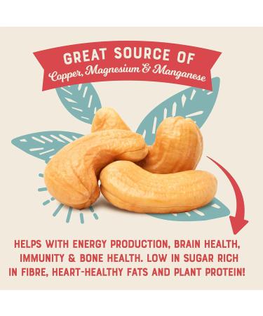 Sunburst Roasted & Sea Salted Whole Cashew Nuts - Non GMO 1KG - Buy Online on GoSupps.com