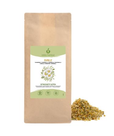 Chamomile Herb (500g), Loose Tea, Premium Whole Chamomile Flowers, Delicately Dried, 100% Natural and Pure for Herbal Tea Preparation, Chamomile Herbal Teas
