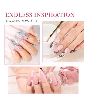 Supwee Solid Nail Extension Gel - UV Builder Gel in Clear White & Pink | 30g for Nail Salons | Perfect for International Shipping - Buy Online on GoSupps.com
