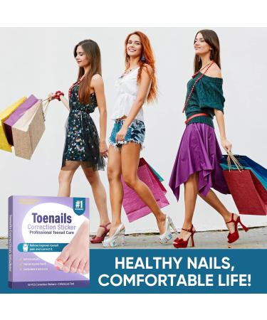 Ingrown Toenail Treatment: Professional, Safe, and Painless Corrector Strips - 50Pcs - Buy Online on GoSupps.com