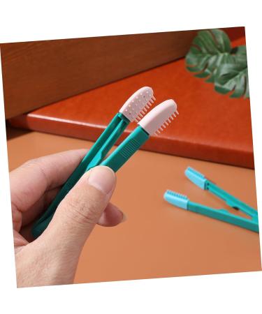 Kisangel 2pcs Eye Gum Cleaner Tear Marks Brush for Dogs Toallitas Desmaquillantes Pet Comb Dog Eye Cleaner Pp 10.00X3.20X1.00CM Assorted Color - Buy Online on GoSupps.com