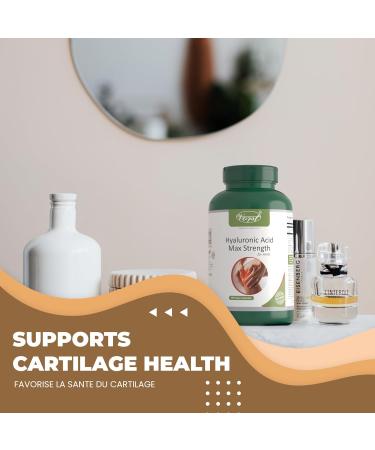 VORST Hyaluronic Acid Max Strength for Joints 3 x 180 Vegan Capsules | High Molecular Weight Supplement | Powder Pills | No Injections | 3 Bottles 540 count (Pack of 1) - Buy Online on GoSupps.com