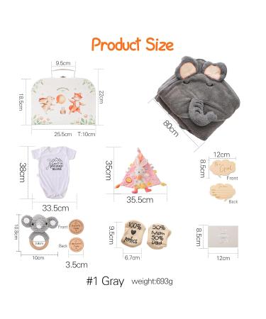 Celebrity Babe Baby Gift Set | Newborn Essentials & Milestone Blanket | Perfect Baby Shower Gift for Boys - Buy Online on GoSupps.com