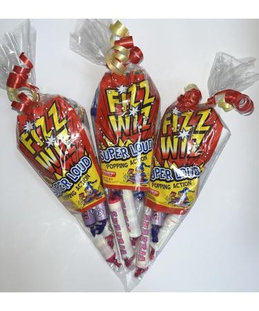 Retro Nostalgic Made To order Filled Wrapped Sweet Candy Cones Birthday Party Bags Filler 19cm x 12