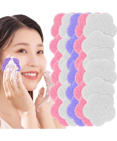 Facial Cleansing Sponges | Soft Facial Cleansing Sponges for Girls Skin-Friendly Facial Cleansing Pads Soft Makeup Remover Pads for Travel - Buy Online on GoSupps.com