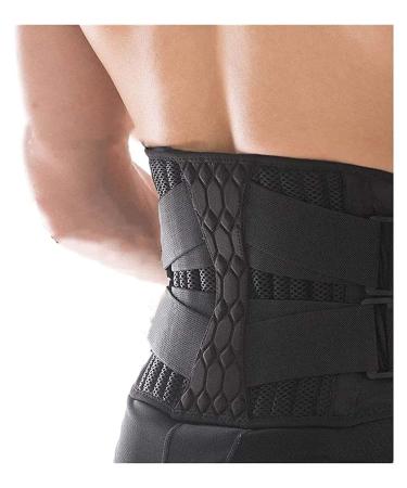 Professional sports loan support belt lower back support with curved aluminum strips for sciatica-skoliosis-tape disc for pain relief for men and women (size: XX-Large) (XX