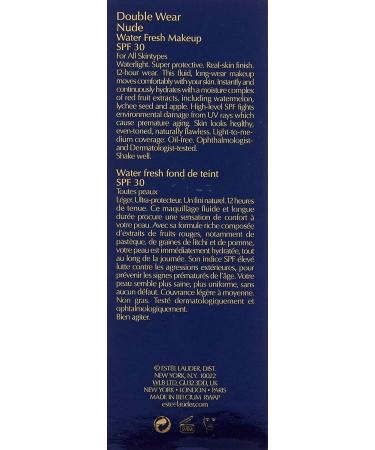 Estee Lauder Double Wear Nude Water Fresh Makeup SPF 30 1w2 Sand 1oz for Women - Buy Online on GoSupps.com