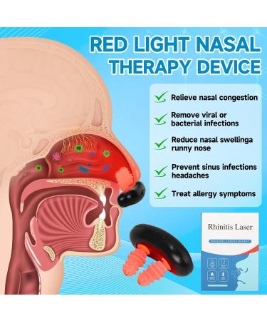 Respirelief Red Light Nasal Therapy Device - Fivfivgo Physiotherapy for Nose Recovery - International Shipping Available - Buy Online on GoSupps.com