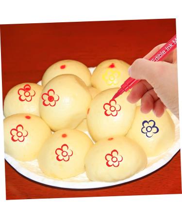 CRAFTHROU 3pcs Baking Pen Baking Coloring Pens Fine Tip Marker Pens Edible Pen Baking Coloring Marker Plastic - Buy Online on GoSupps.com