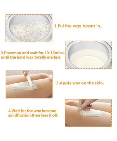 Double Wax Warmer Machine: Professional Electric Pot for Hair Removal - Waxing Kit for Facial & Body SPA - Buy Online on GoSupps.com