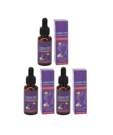 Essential hip up tightening oil 3 pieces po lifting oil garlic tightening serum moisturizing gentle buttocks.