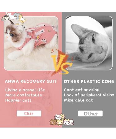 Buy Wllhyf Cat Recreational Suit | Breathable Anti-Losing Cat Dividers for Post-Op Recovery & Skin Care (L) - International Shipping Available - Buy Online on GoSupps.com