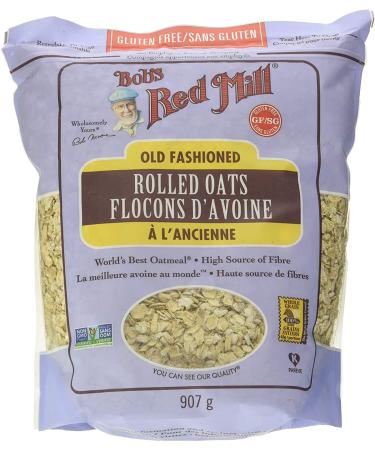 Bobs Red Mill Gluten Free Rolled Oats 907 Grams & Bob's Red Mill Organic Chia Seeds 340g Rolled Oats + Chia Seeds - Buy Online on GoSupps.com