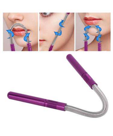 Spring Bend Epilator | Stainless Steel Face & Hair Remover Tool - Purple | Precision Beauty & Makeup Cleaning - Buy Online on GoSupps.com