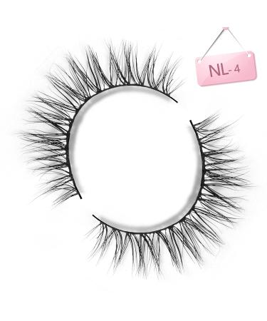 Frihappy 3D Wispy Lashes - Hand-made 100% Human Hair & Mink, Natural Look, Reusable Fake Eyelashes Pack - Buy Online on GoSupps.com