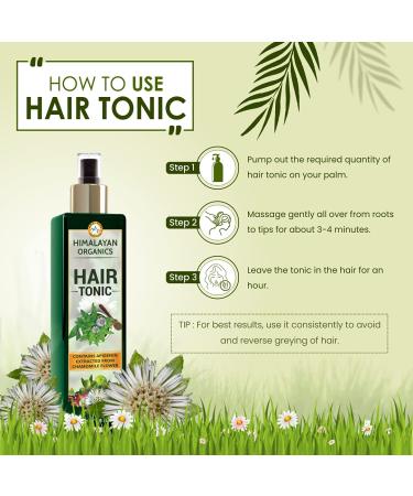 Himalayan Organics Pure Cold Press Virgin Hair Tonic 200ml - Natural Hair Care Solution - Buy Online on GoSupps.com