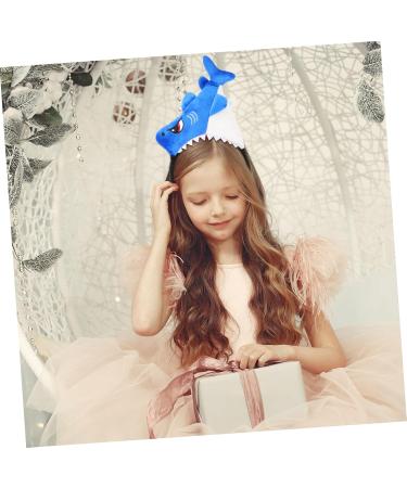 FRCOLOR Shark Headband Cartoon Party Headband Hair Accessories Shark Headpiece Shark Costume Hat Animal Plush Headband Birthday Headband Tiara Clothing Fabric Shark Fin 3d Halloween - Buy Online on GoSupps.com