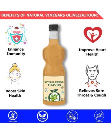 Olive Vinegar DK (Zaitoon Sirka) 750ml - Premium Filter (Zaitoon Ka Sirka) - Buy Online on GoSupps.com