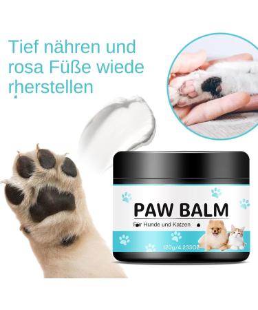 Pet Foot Care Cream 120g Silky Pawz Dog Paw Cream - Moisturizing Cream for Dog Paws and Cats - Heals Repairs and Noses and Feet - Buy Online on GoSupps.com